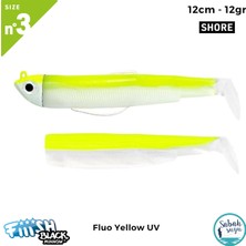 Fiiish Black Minnow BM120/3 BM3015 Combo Shore 12CM 12GR Fluo Yellow Uv