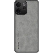 Microcase Vivo V70 5g ile Uyumlu Luxury Leather Series Deri Desenli Plastik Koruma Kılıf - AL8125