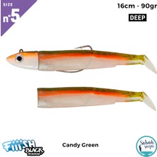 Fiiish Black Minnow BM160/5 BM793 Combo Deep 16CM 90GR Candy Green