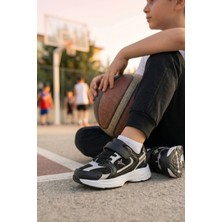 In Step Sarox Unısex Siyah Çocuk Spor Ayakkabı