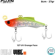 Fujin Wild Vibe 8cm 27GR Vibrasyon Suni Yem 127 Uv Orange Face