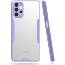 Özssay Galaxy A72 Kılıf Platin Silikon - Lila
