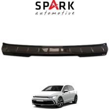 Spark Volkswagen Golf 8 2021- Yılı ve Sonrası Uyumlu Arka Tampon Eşiği Parlak