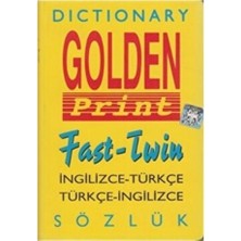 Serhat Yayınları Golden Print Ingilizce - Türkçe Dönüşümlü Sözlük (Plastik Kapak)