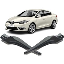 CME PARTS Renault Fluence 2009-2016 Uyumlu Ön Cam Izgara Plastiği Sol ve Sağ Takım