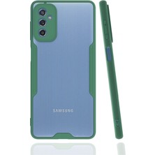 Özssay Galaxy M52 5g Kılıf Platin Silikon - Yeşil