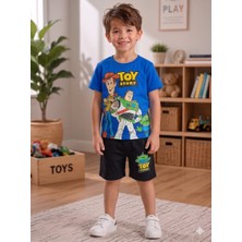 Aselin Kids Erkek Çocuk Oyuncak Hikayesi Baskılı Şortlu Yazlık Takım Alt Üst Takım