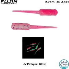 Fujin Baby Fry Lrf Silikon 2.7 cm Uv Pinkyeel Glow (30 Adet)