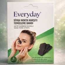 Everyday Nose Patch Siyah Nokta ve Gözenek Için Temizleyici Burun Bandı 6 'lı