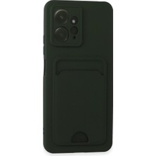 Özssay Redmi Note 12 4g Kılıf Kelvin Kartvizitli Silikon - Koyu Yeşil