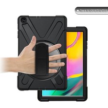 Özssay Galaxy T510 Tab A 10.1 Kılıf Amazing Tablet Kapak - Siyah