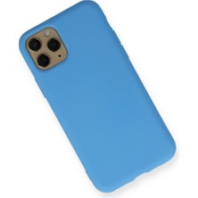 Özssay iPhone 11 Pro Kılıf Nano Içi Kadife Silikon - Mavi
