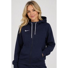 Nike Full-Zip Long-Sleeve Top Sweatshirt Navy Kadın Fermuarlı  Sweatshirt Lacivert