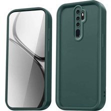 Özssay Redmi Note 8 Pro Kılıf Viera Silikon - Koyu Yeşil