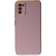 Özssay Galaxy A03S Kılıf Volet Silikon - Mor