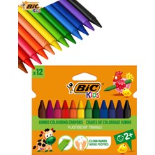 Bic Kids Plastidecor Triangle Boyama Kalemleri 12 Renk