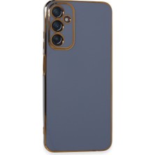 Özssay Galaxy A05S Kılıf Volet Silikon - Mavi