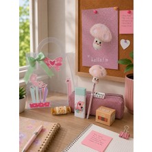 Munis Glitter / Simli Kırtasiye Seti / Glitter Kalem Kutusu, Hb Kalem, Silgi, Washi Bantlar, Kalemtraş