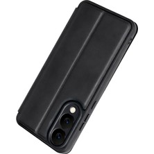 Özssay Galaxy S25 Edge Flip Cover - Siyah