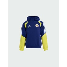 Fenerbahçe Junior Lacivert Antrenman A-Takım Hoody %25 Geri Dönüşümlü Polyester ile Konforlu Tasarım