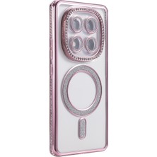 Özssay Redmi Note 15 4g Joke Simli Magneticsafe Kılıf - Pembe
