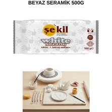 Şekil Seramik Hamuru 500 Gram Beyaz