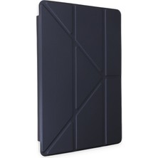 Özssay iPad 9.7 (2018) Kılıf Kalemlikli Mars Tablet Kılıfı - Lacivert