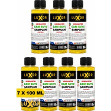 Luxor Kimya Konsantre Oto Cam Suyu Şampuanı 100 ml x 7 Ad