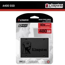 Kingstone Kıngston A400 480GB 500/400MB/S 2.5" Sata 3 SSD (SA400S37/480G)