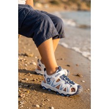 In Step Piona Erkek Çocuk Deniz ve Sahil Sandaleti - Mavi / Beyaz