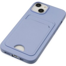 Özssay iPhone 14 Plus Kılıf Kelvin Kartvizitli Silikon - Lila