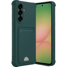 Özssay Galaxy A17 5g Kelvin Kartvizitli Silikon - Koyu Yeşil