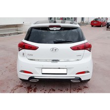 Tuning Vadisi Hyundai I20 Egzoz Görünüm Difüzör (Plastik) Parlak Siyah 2014-2018 Boyasız Egzoz Ucu