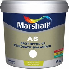 Marshall As Brüt Beton Astarı ve Dekoratif Kaplama Astarı 12KG