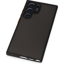 Özssay Galaxy S23 Ultra Kılıf Montreal Silikon Kapak - Siyah