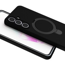Özssay Galaxy S25 Fe Regal Magsafe Standlı Kapak - Siyah