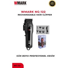 Wmark NG-122 Rechargeable Hair Clipper Siyah | Yüksek Performanslı Metal Gövdeli Saç Kesme Makinesi