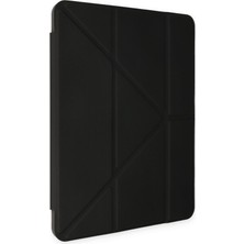 Özssay Galaxy X200 Tab A8 10.5 Kılıf Kalemlikli Mars Tablet Kılıfı - Siyah