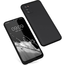 Özssay Galaxy A03S Kılıf First Silikon - Siyah