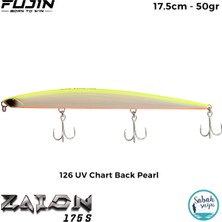 Fujin Zaion 175S 17.5cm 50GR Maket Balık 126 Uv Chart Back Pearl