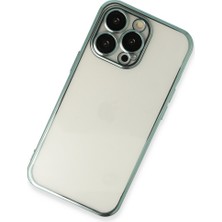 Özssay iPhone 13 Pro Kılıf Razer Lensli Silikon - Yeşil