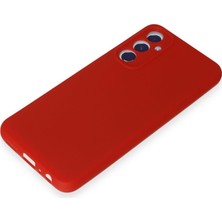 Özssay Galaxy A05S Kılıf First Silikon - Kırmızı