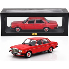 Kk Scale 1:18 1975 Mercedes-Benz 230E W123 1 Kırmızı Diecast Model Araba