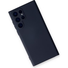 Özssay Galaxy S24 Ultra Kılıf Nano Içi Kadife Silikon - Lacivert