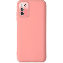 Özssay Galaxy A03S Kılıf Lansman Glass Kapak - Pembe