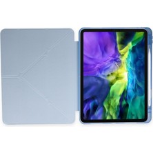 Özssay iPad Pro 11 (2018) Kılıf Kalemlikli Mars Tablet Kılıfı - Mavi