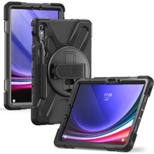 Özssay Galaxy X510 Tab S9 Fe 11 Kılıf Amazing Tablet Kapak - Siyah