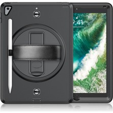 Özssay iPad 5 Air 9.7 Kılıf Strap-C Otterbox Tablet Kapak - Siyah