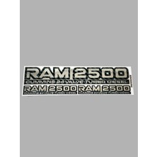 Oto Süslen Dodge Ram 2500  Metalize Sticker 0036