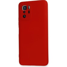 Özssay Poco X3 Gt Kılıf Nano Içi Kadife Silikon - Kırmızı
